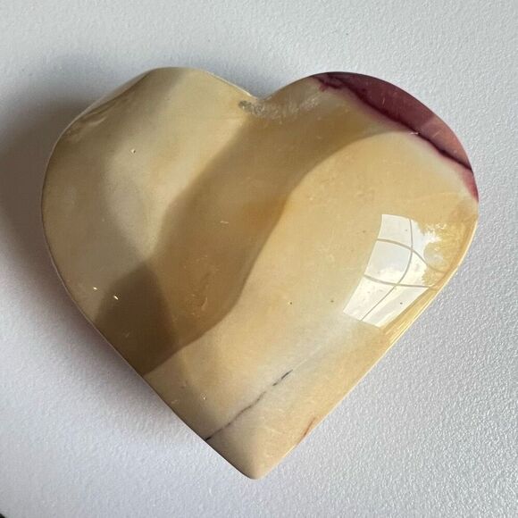 Mookaite Jasper Crystal Heart (#4) - Picture 6 of 10